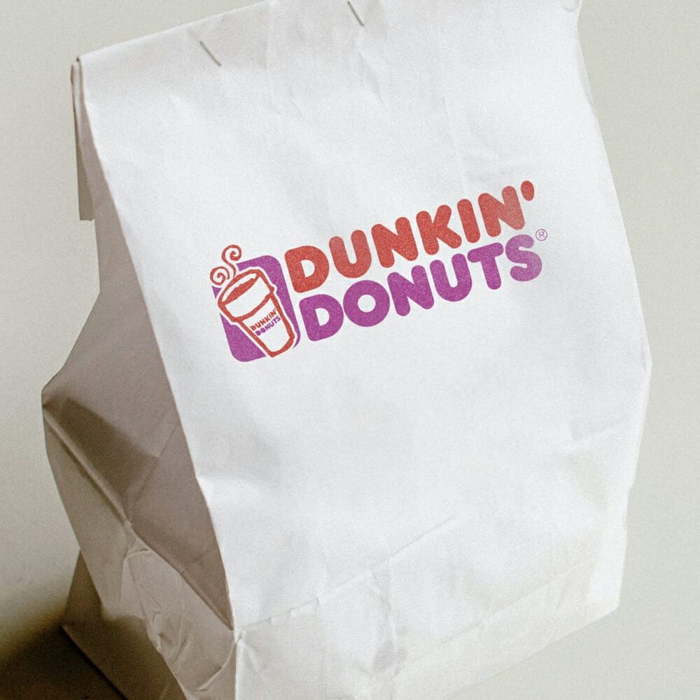 Paper Bag Parcel Logo Mockup