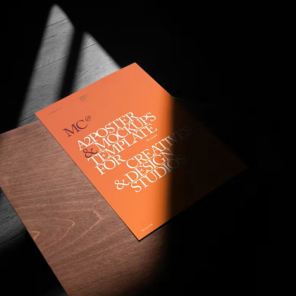 RAW - Free Poster Mockup