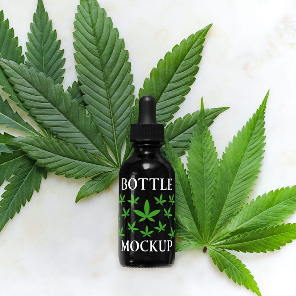 Rounded Bottle Mockup