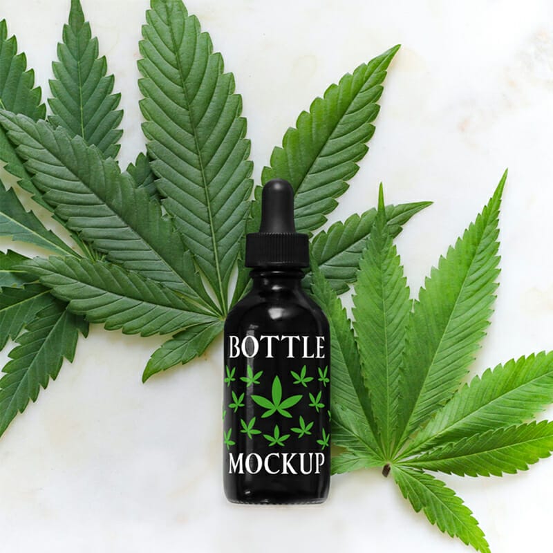 Rounded Bottle Mockup