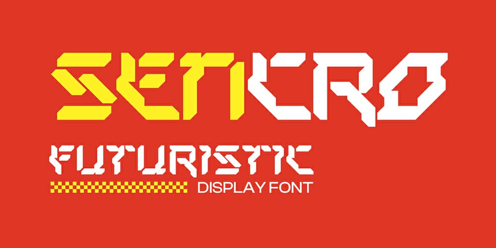 Sencro Typeface