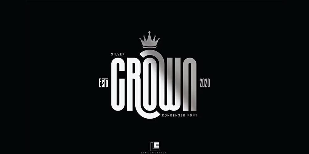 Silver Crown Font