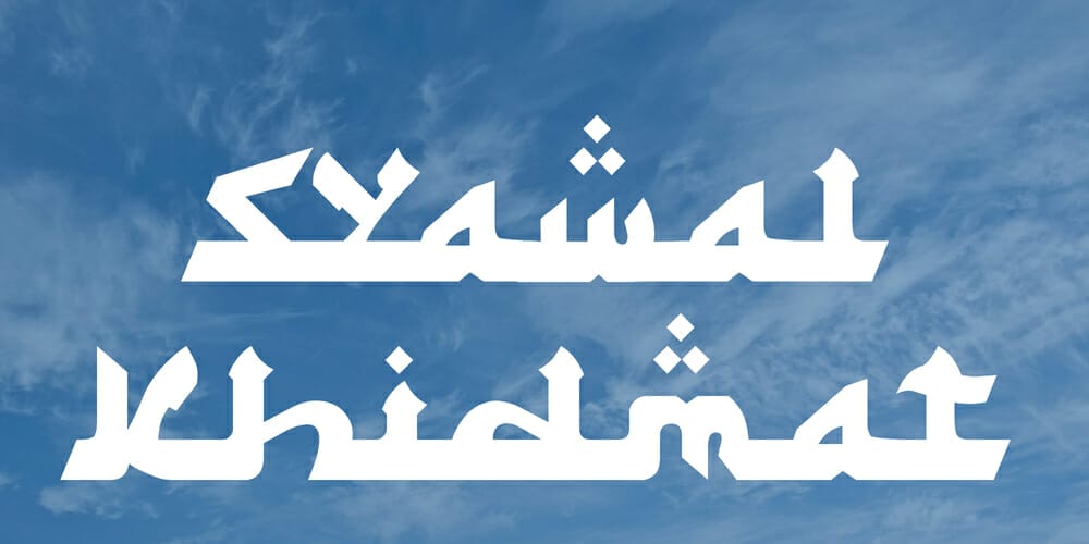 Syawal Khidmat Font