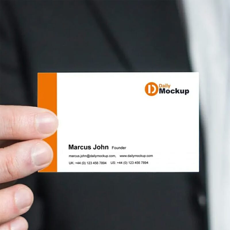 Business Card Free Mockup PSD