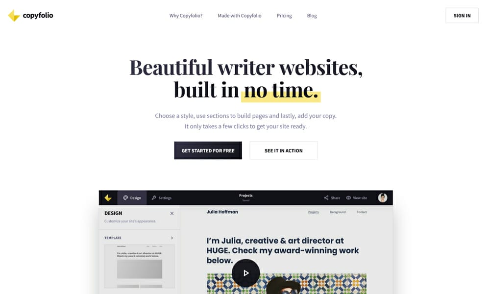 25+ Best Portfolio Website Builders 2022 25 Copyfolio