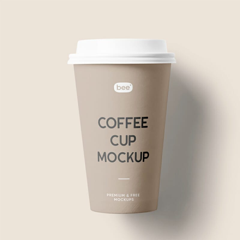 Free Big Coffee Cup Mockup
