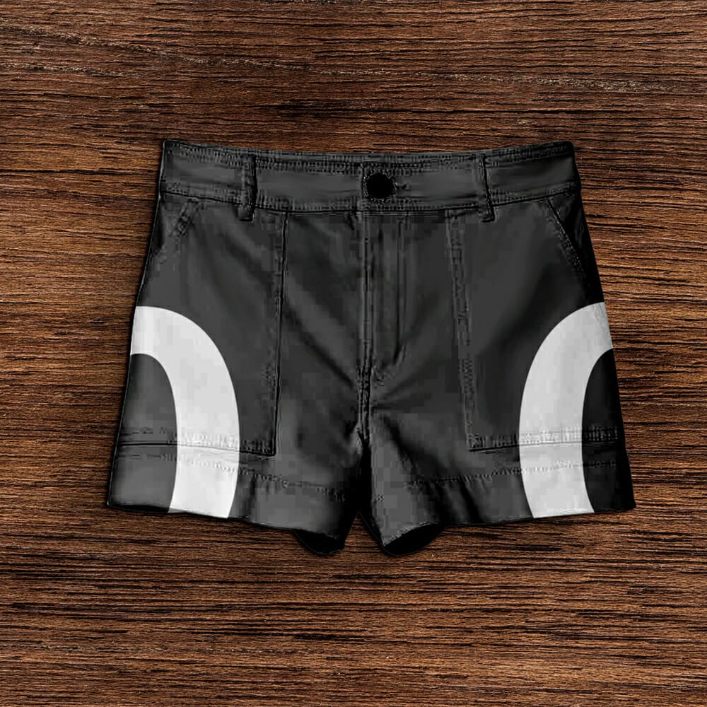 Free Black Shorts Mockup PSD Template