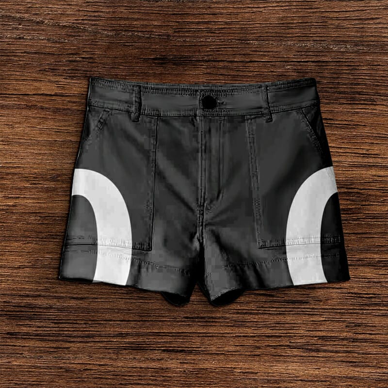 Free Black Shorts Mockup PSD Template