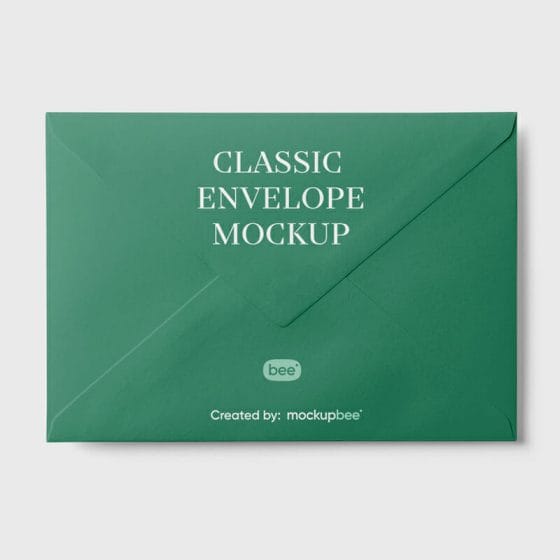 Free Classic Envelope Mockup