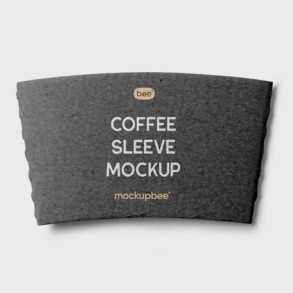 Free Coffee Sleeve Mockup