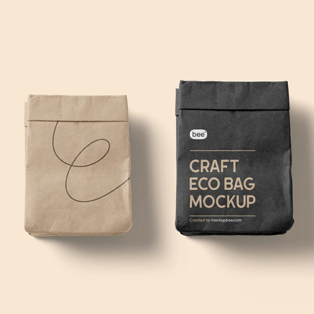 Free Craft Eco Bag Mockup