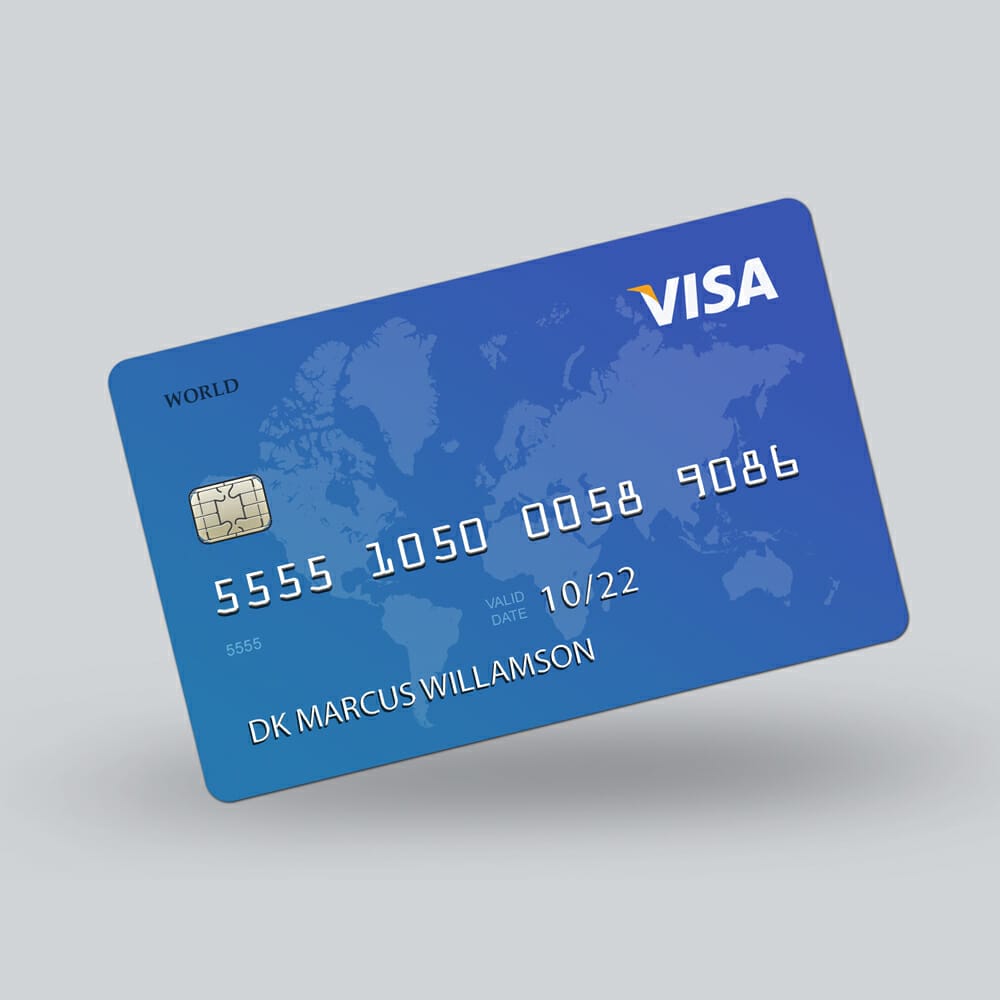 Free Credit Card Mockup Template