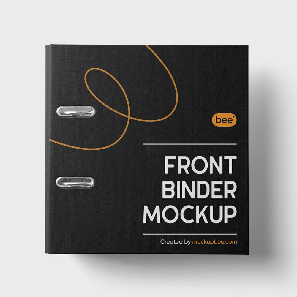 Free Front Binder Mockup