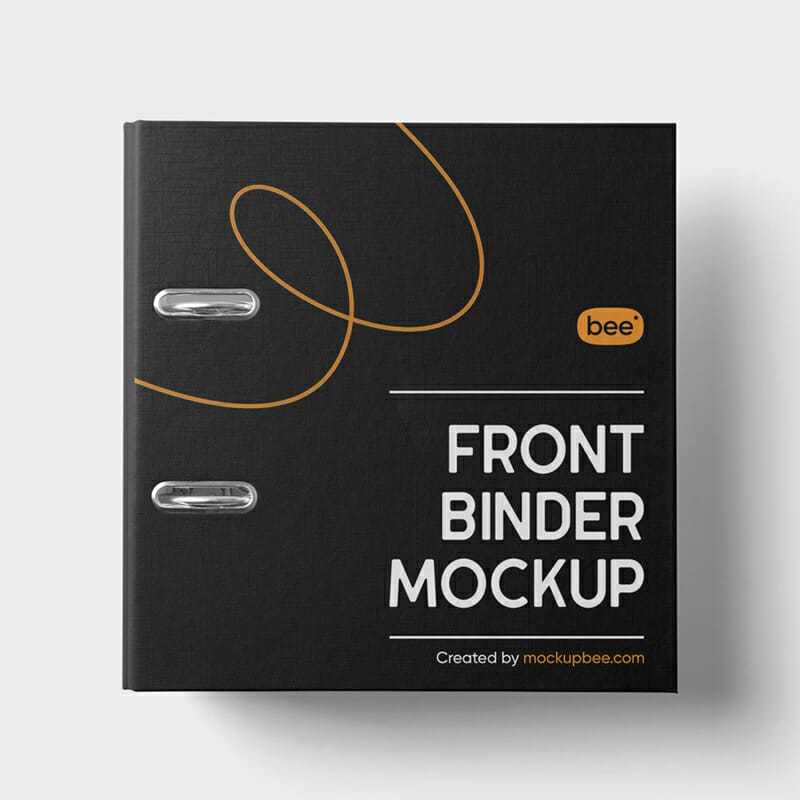 Free Front Binder Mockup
