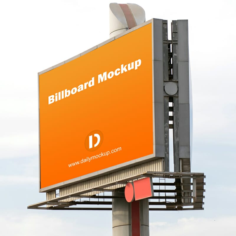 Free Horizontal Billboard Mockup