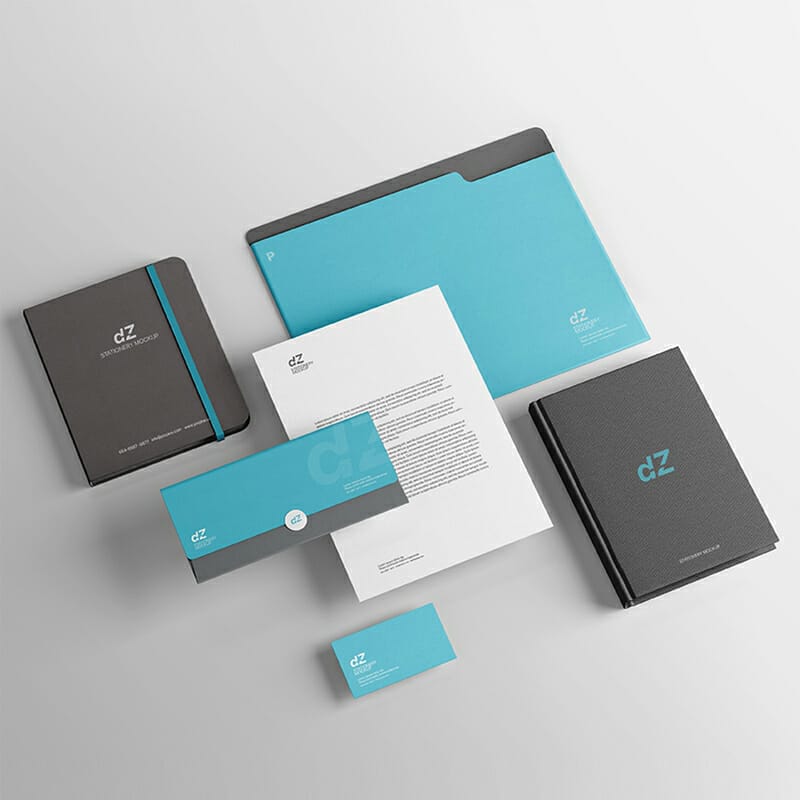 Free Identity Stationery Mockup