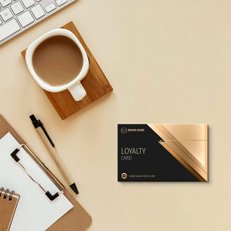 4489+ Loyalty Card Mockup Psd