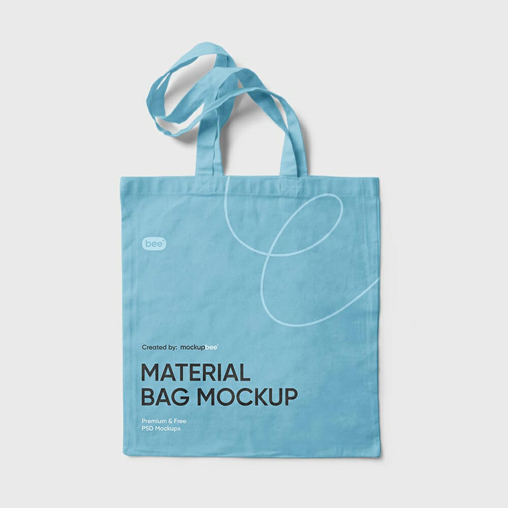 Free Material Bag Mockup