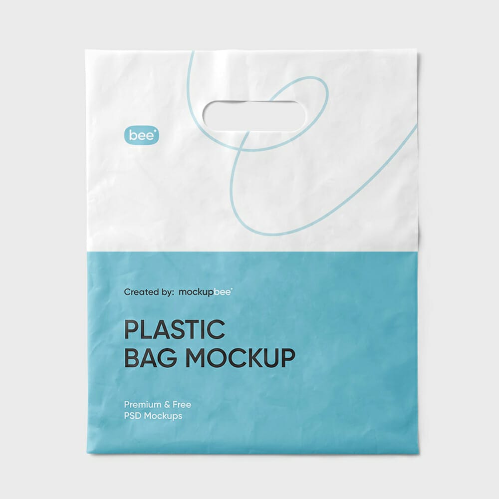 Free Plastic Bag Mockup