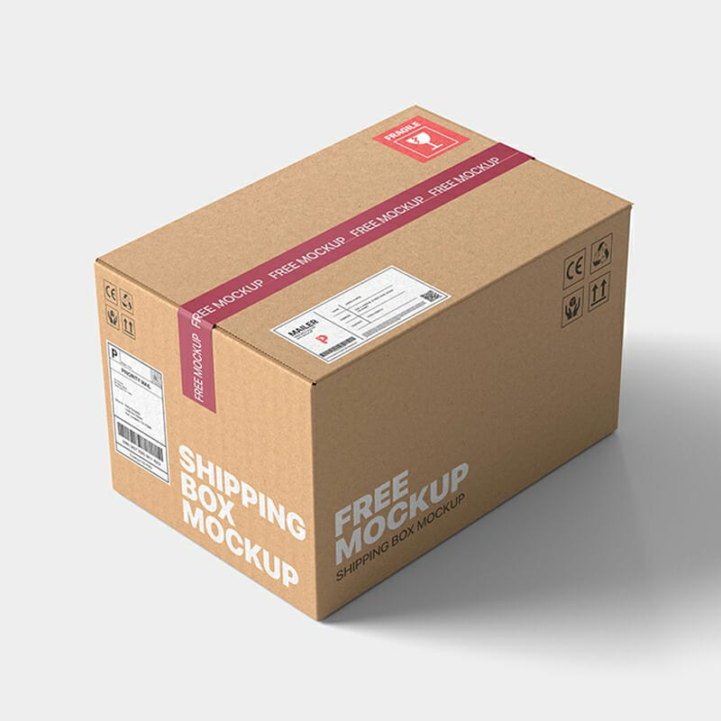 Free Shipping Box Mockup » CSS Author