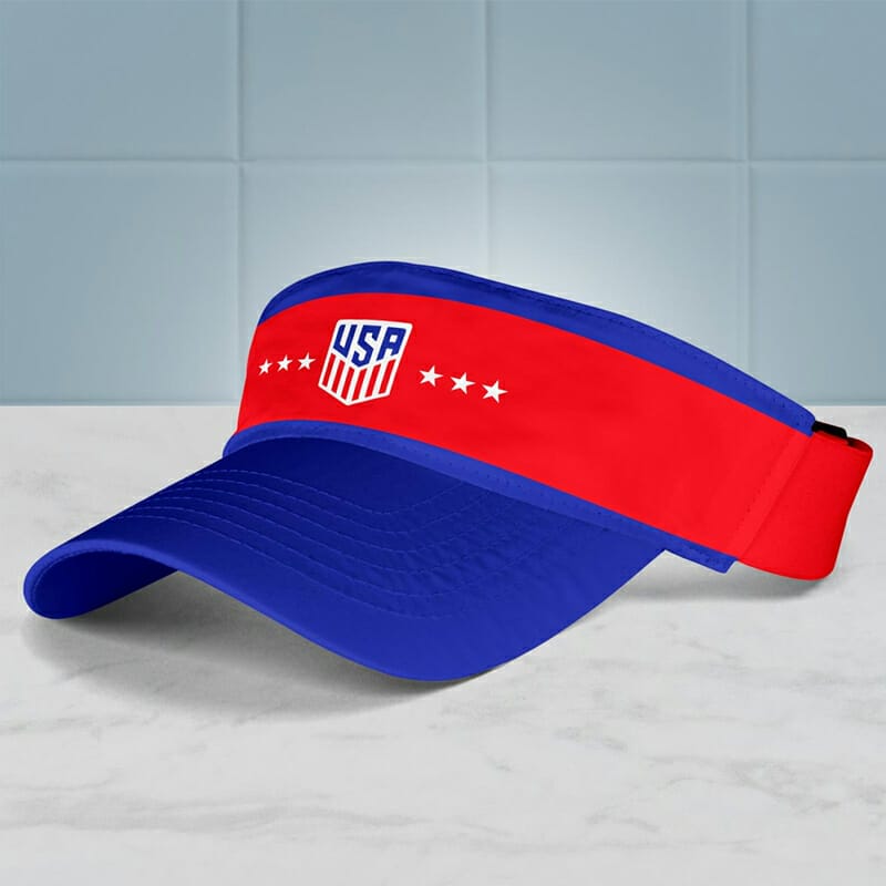 Free Sports Visor Cap Mockup PSD