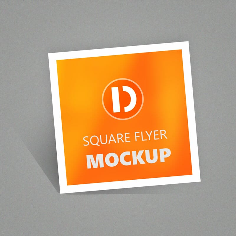 Free Square Flyer Mockup