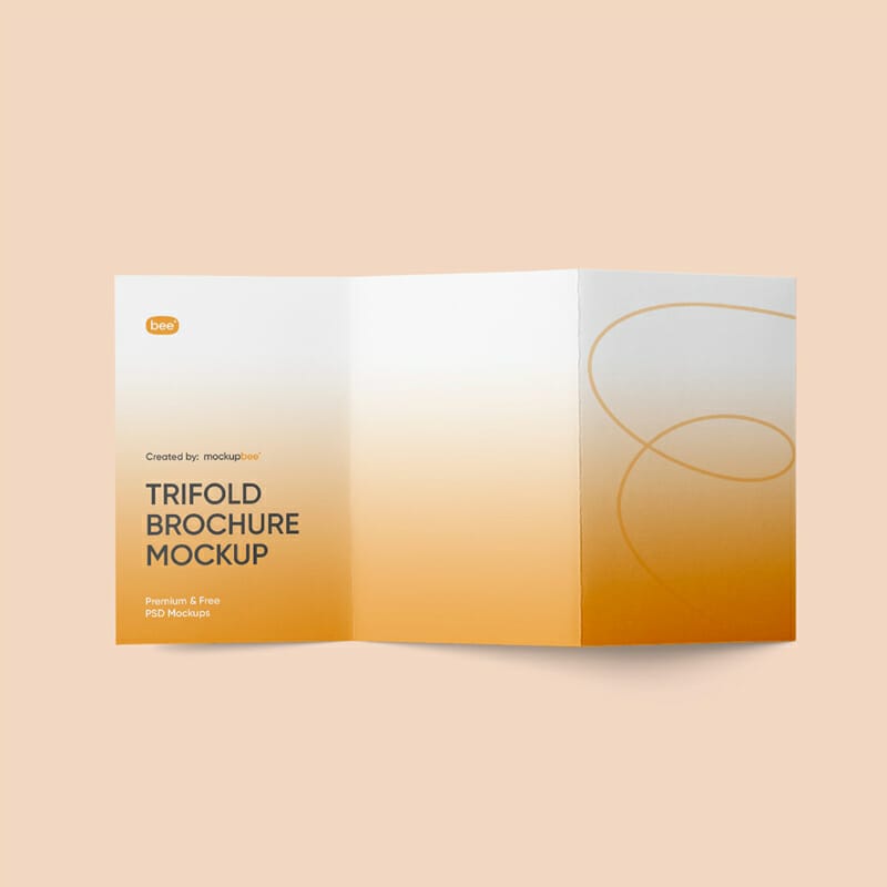 Free Trifold Brochure Mockup