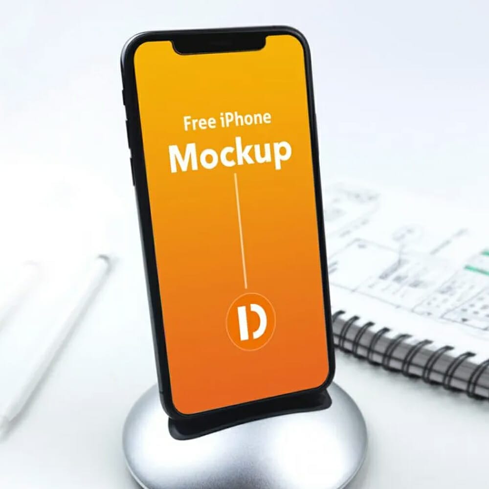 Free iPhone Mockup PSD