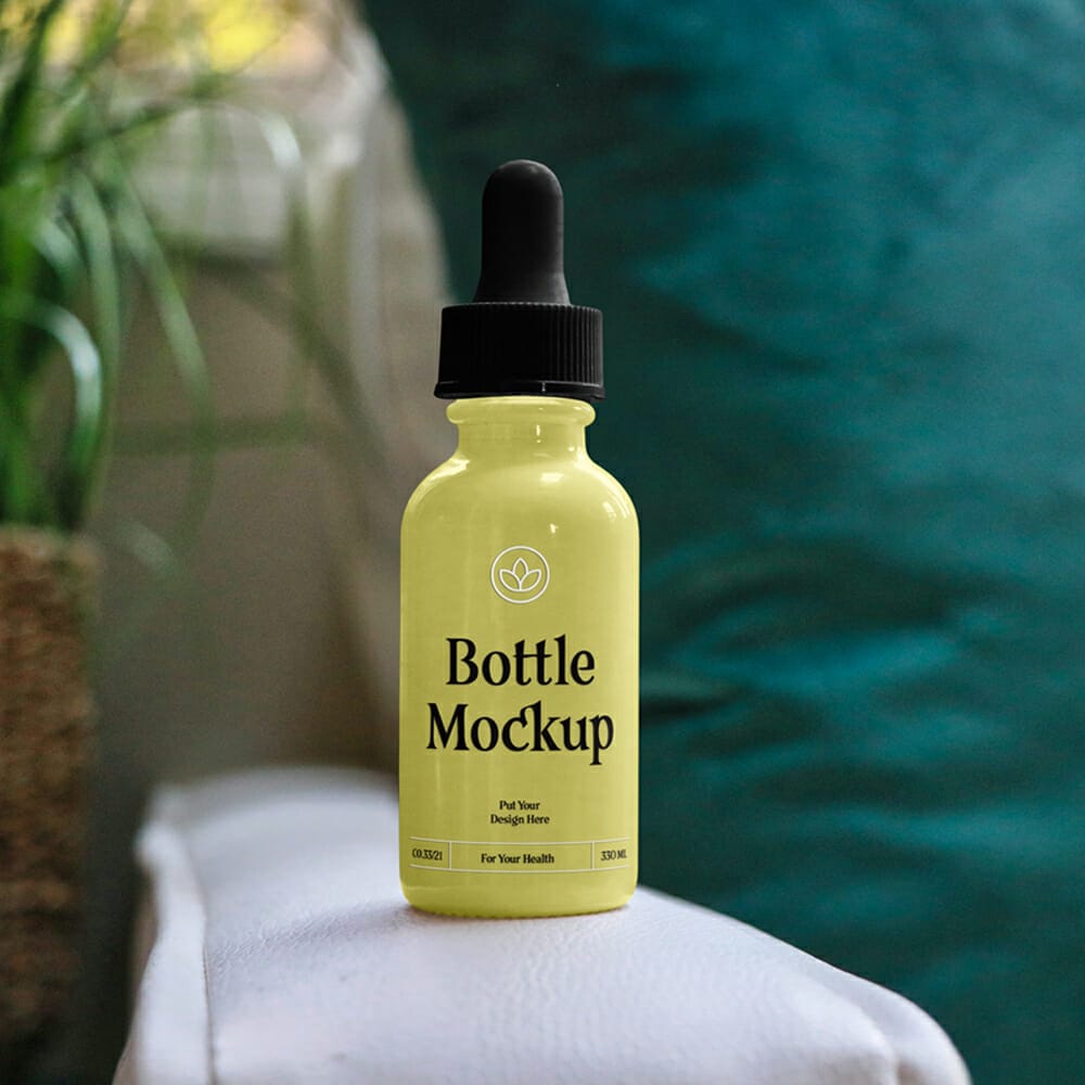 Medicine Mini Bottle Mockup