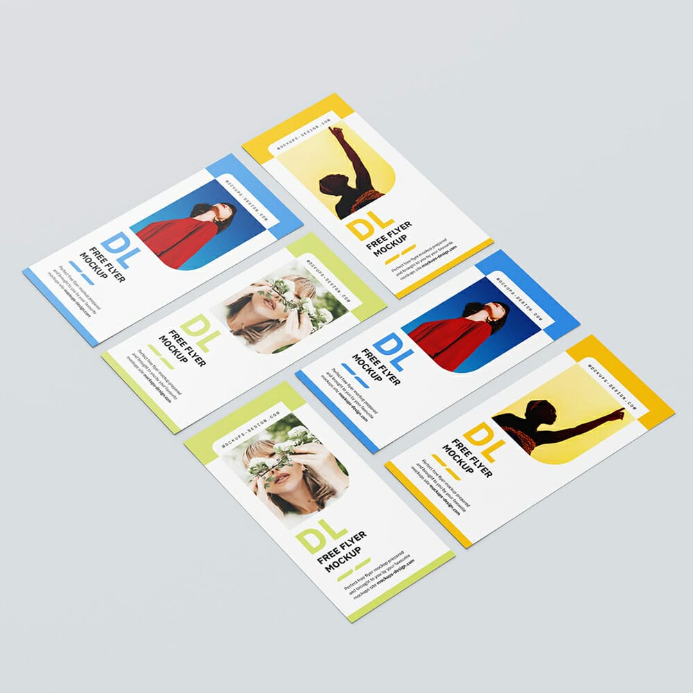 Minimalistic DL Flyer Mockup