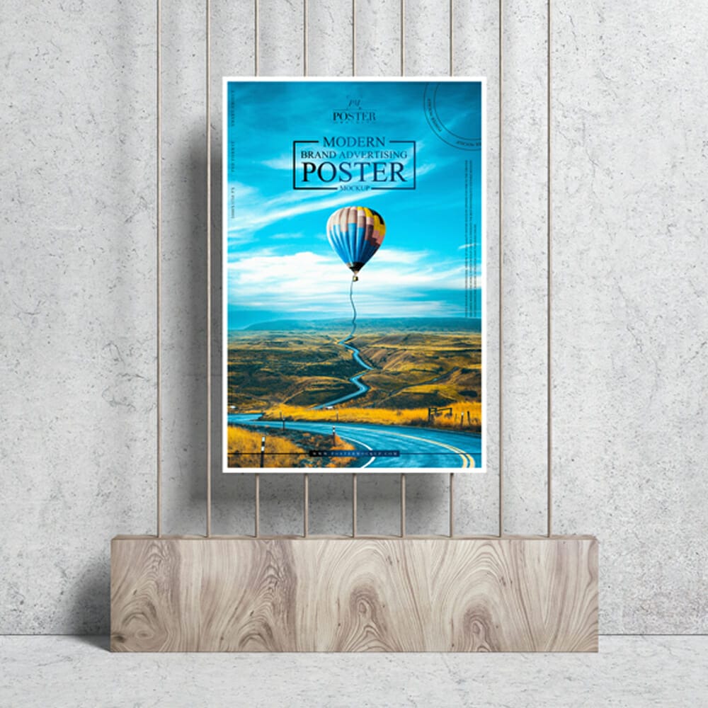 Modern Brand Advertising Poster Mockup