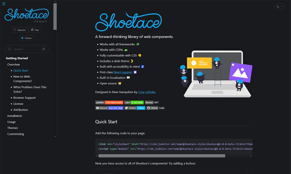 100+ Best CSS Frameworks for Responsive Design 31 Shoelace