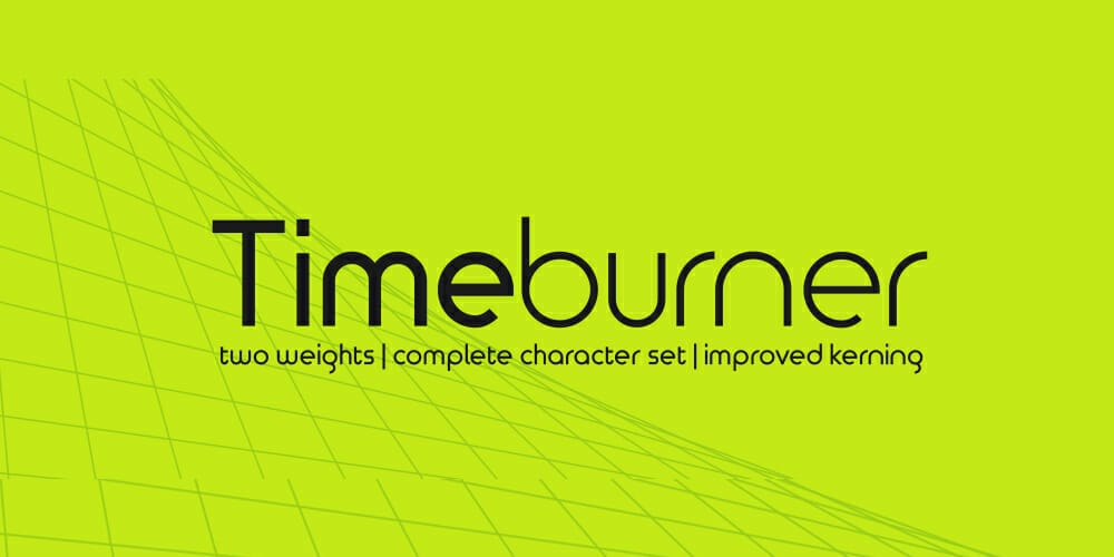 TimeBurner Font