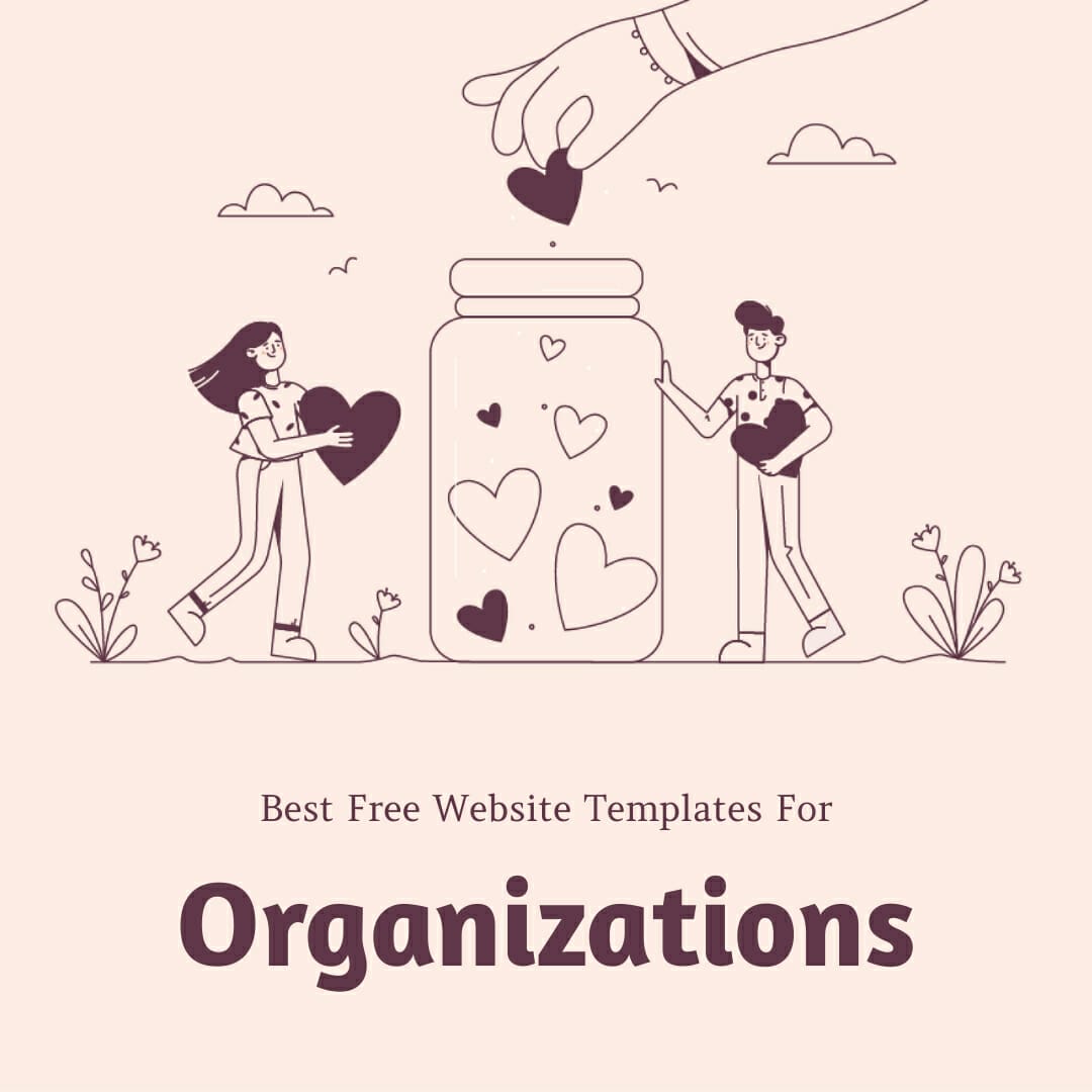 15+ Best free Website Templates For Organizations