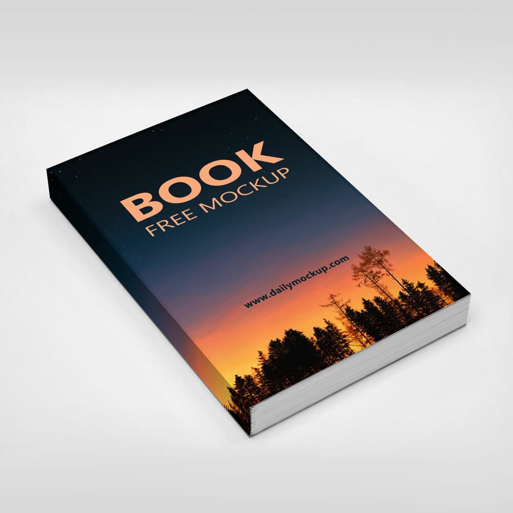 Book Free Mockup PSD
