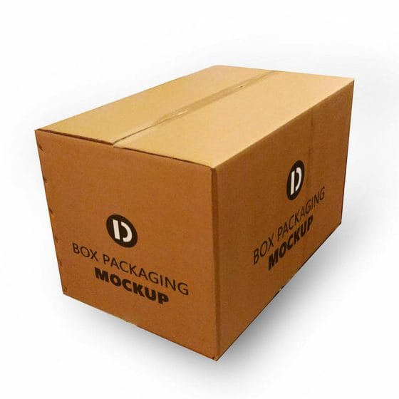 Box Packaging Mockup Free PSD