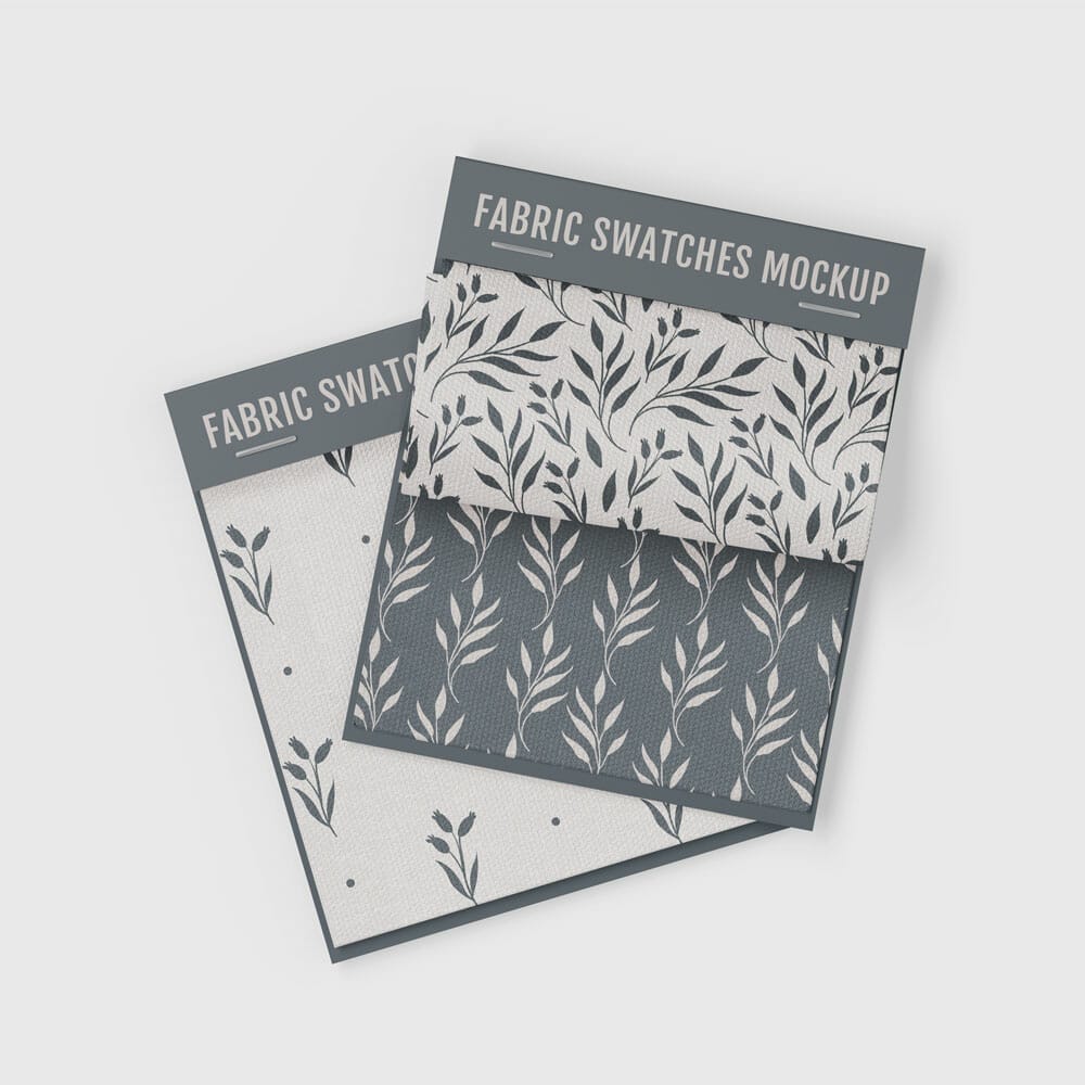 Fabric Swatches Mockup
