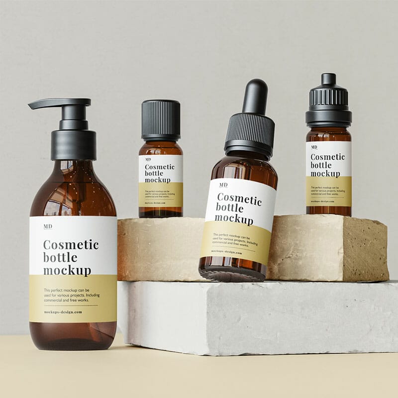 Free Aromatherpahy Line Mockup