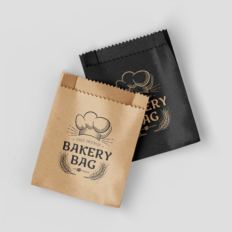 Free Bakery Bag Mockup » CSS Author