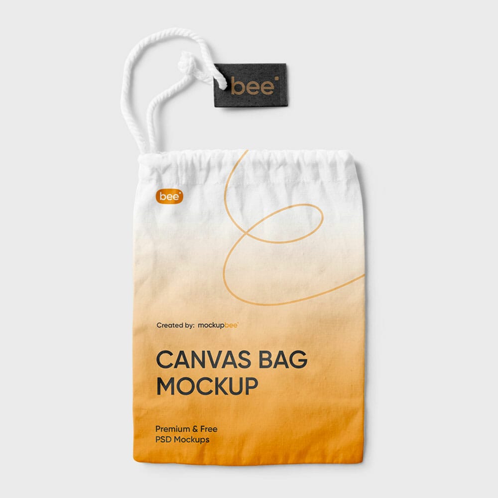 Free Canvas Bag Mockup