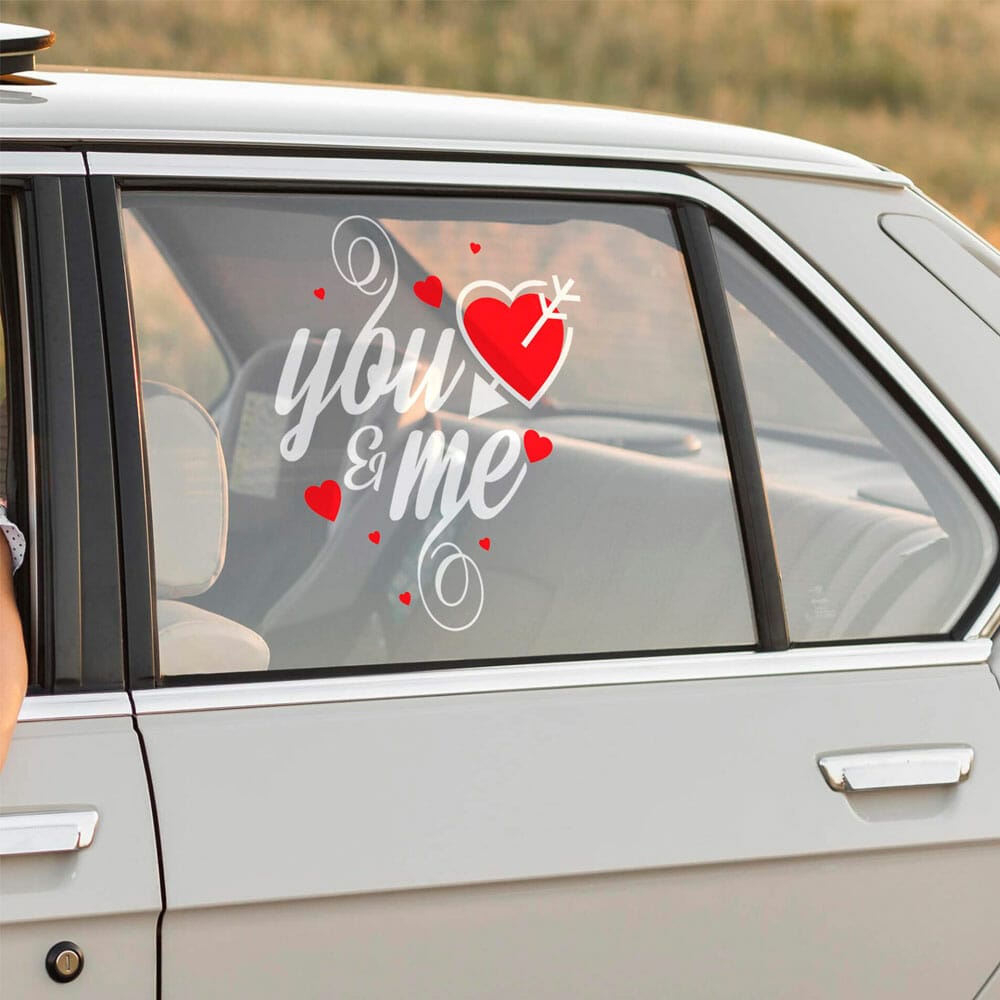 Free Car Window Mockup PSD Template