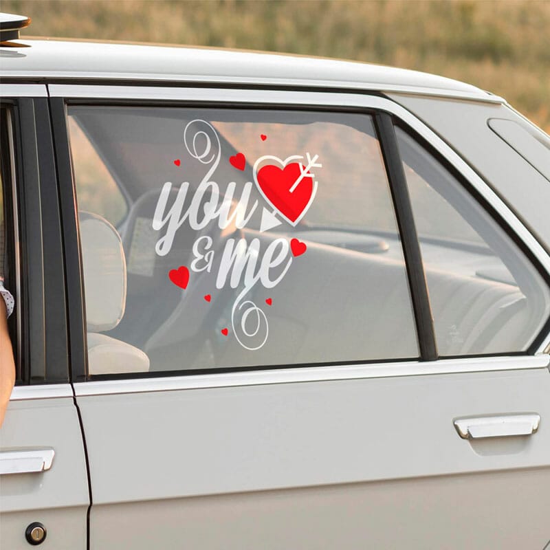 Free Car Window Mockup PSD Template