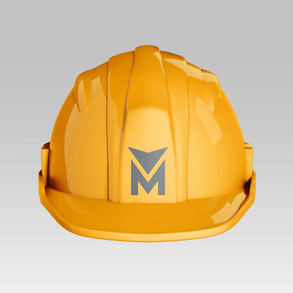 Free Construction Helmet Mockup
