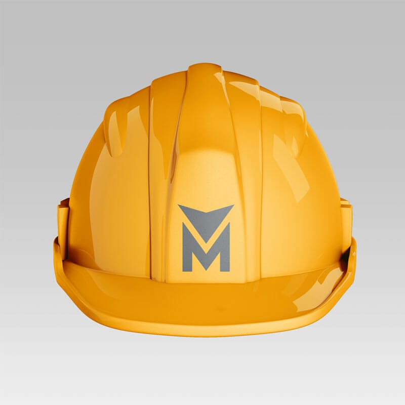 Free Construction Helmet Mockup