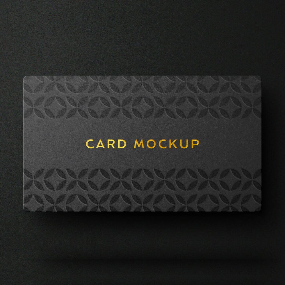 Free Deluxe Business Card Logo Mockup