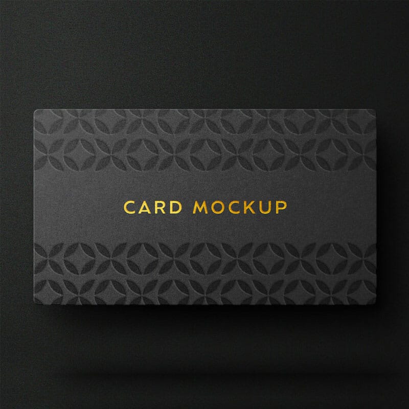 Free Deluxe Business Card Logo Mockup