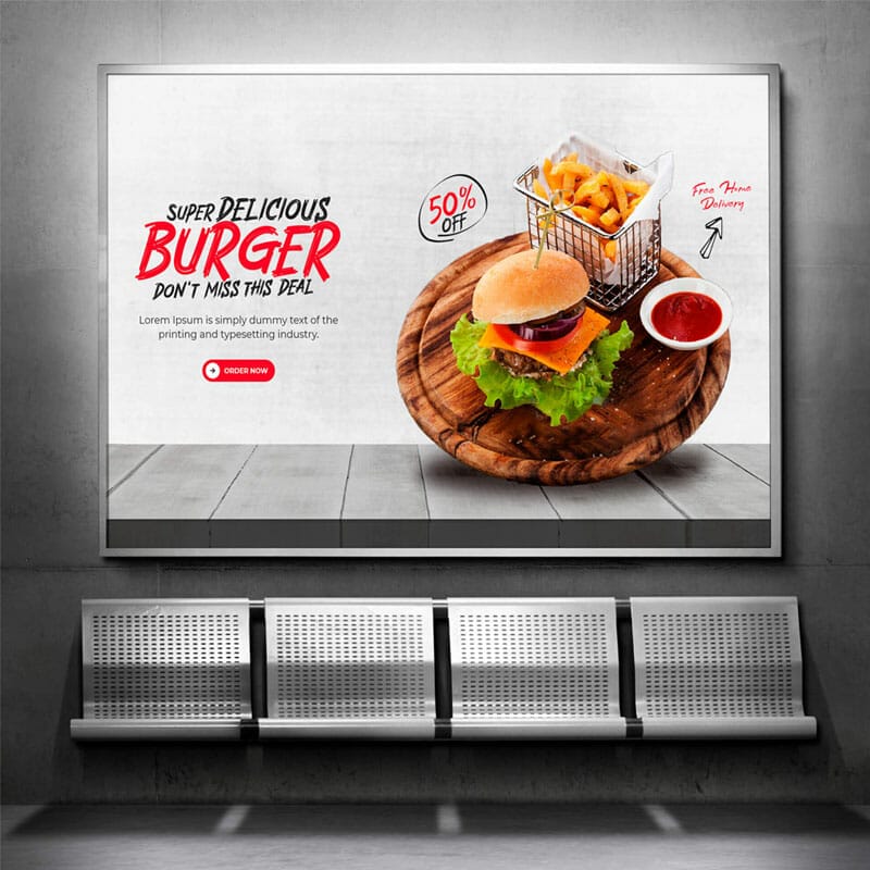 Free Digital Ad Mockup PSD Template