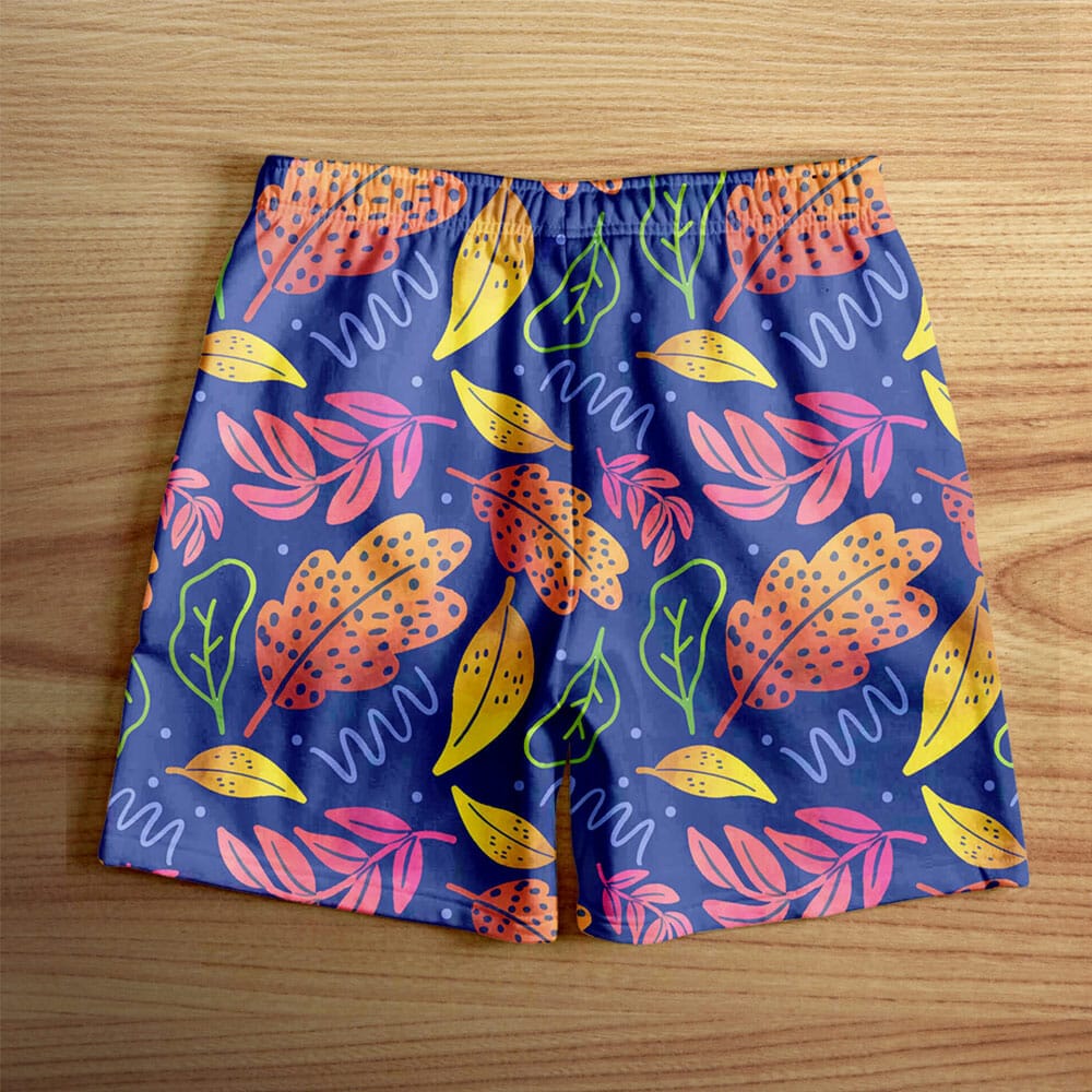 Free Fleece Shorts Mockup PSD Template