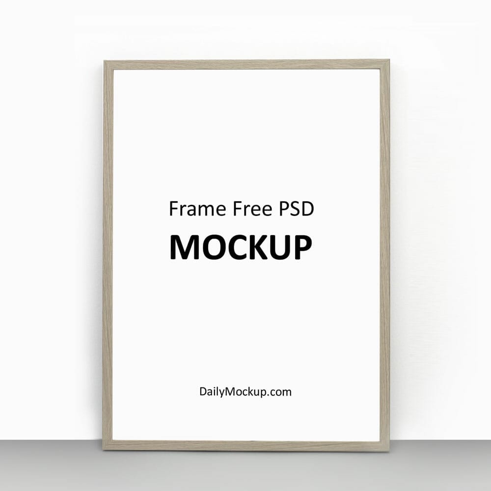 Free Frame PSD Mockup