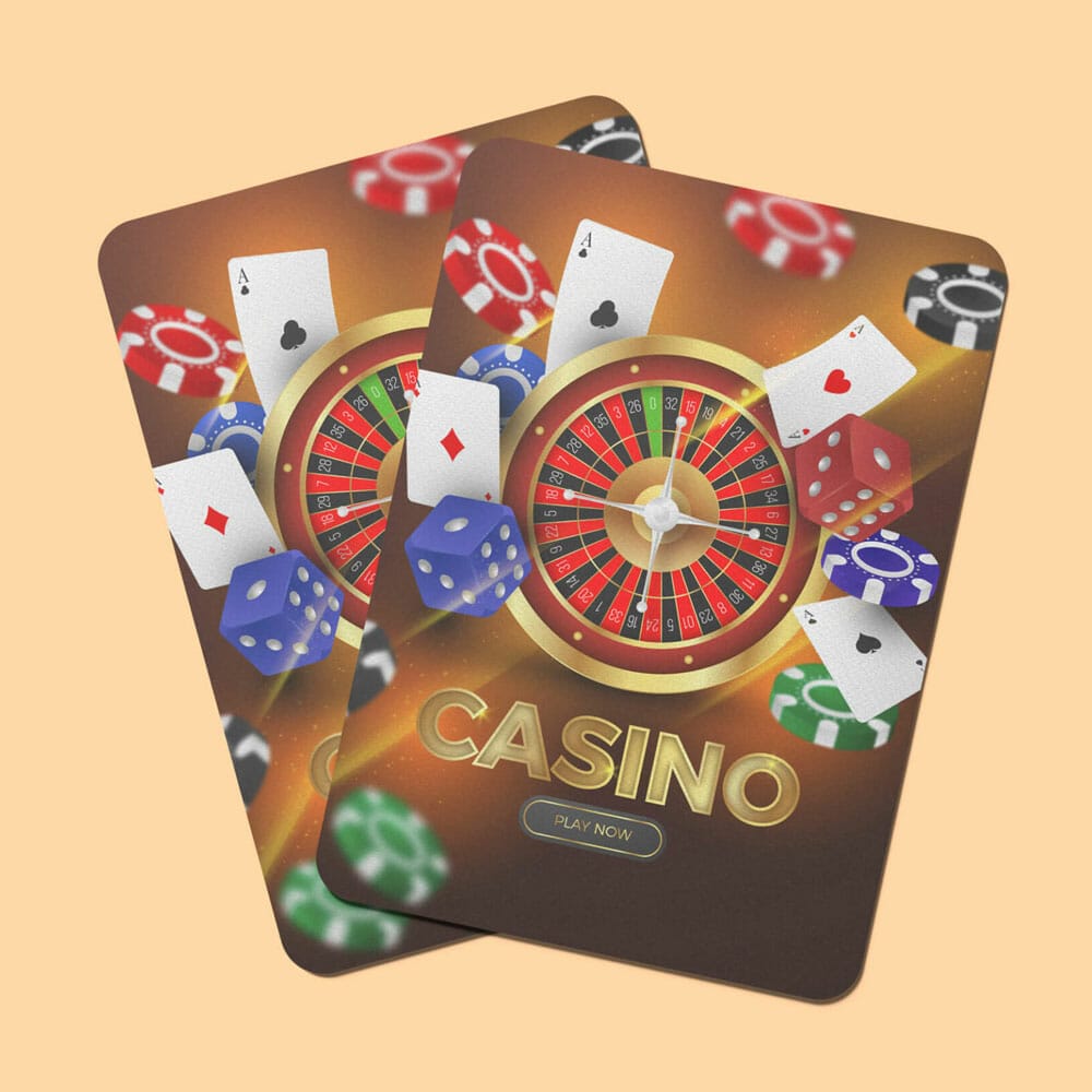 Free Game Card Mockup PSD Template